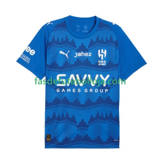 Camisola 1º Equipamento Al Hilal 2025-2026 Manga Curta ,Homem
