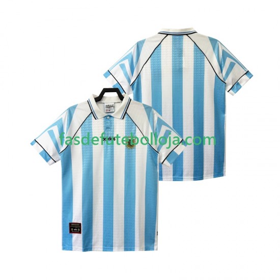Camisola 1º Equipamento Seleção Argentina 1996 1997 Manga Curta Retro ,Homem