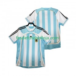 Camisola 1º Equipamento Seleção Argentina 2014 Manga Curta Retro ,Homem