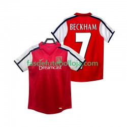 Camisola 1º Equipamento Arsenal BECKHAM 7 2001 2002 Manga Curta Retro ,Homem