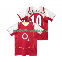 Camisola 1º Equipamento Arsenal BERGKAMP 10 2005 2004 Manga Curta Retro ,Homem