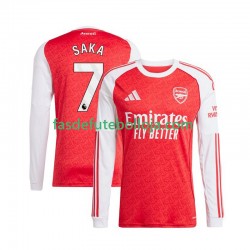 Camisola 1º Equipamento Arsenal Bukayo Saka 7 2025-2026 Manga Comprida ,Homem