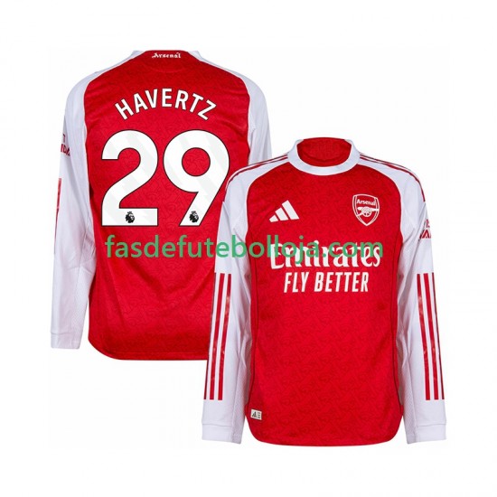 Camisola 1º Equipamento Arsenal Kai Havertz 29 2025-2026 Manga Comprida ,Homem
