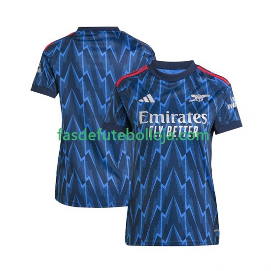 Camisola 2º Equipamento Arsenal 2025-2026 Manga Curta ,Feminina