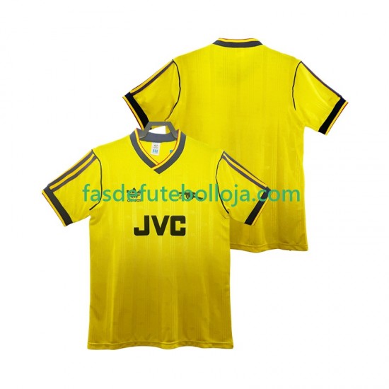 Camisola 2º Equipamento Arsenal 1986 1988 Manga Curta Retro ,Homem