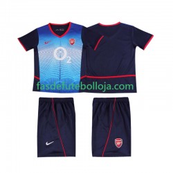 Camisola 2º Equipamento Arsenal 2004 2002 Manga Curta Retro ,Criança