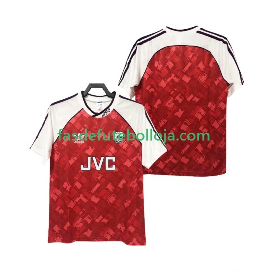 Camisola 1º Equipamento Arsenal 1990 1992 Manga Curta Retro ,Homem