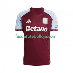 Camisola 1º Equipamento Aston Villa 2025-2026 Manga Curta ,Homem