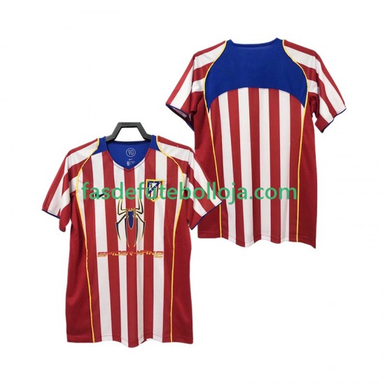 Camisola 1º Equipamento Atlético Madrid 2005 2004 Manga Curta Retro ,Homem
