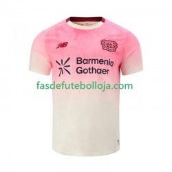 Camisola 2º Equipamento Bayer 04 Leverkusen 2025-2026 Manga Curta ,Homem