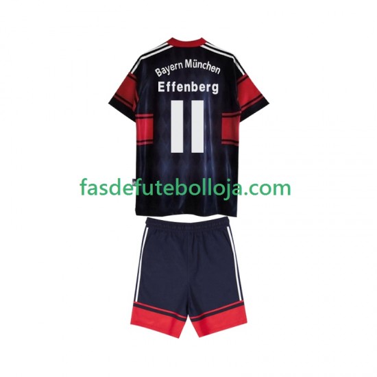Camisola 1º Equipamento Bayern de Munique Effenberg 11 1997 1999 Manga Curta Retro ,Criança