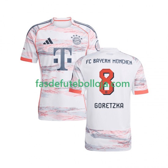 Camisola 2º Equipamento Bayern de Munique Leon Goretzka 8 2025-2026 Manga Curta ,Homem