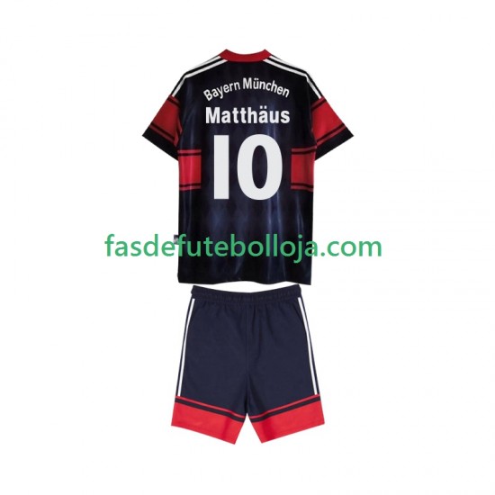 Camisola 1º Equipamento Bayern de Munique Matthas 10 1997 1999 Manga Curta Retro ,Criança