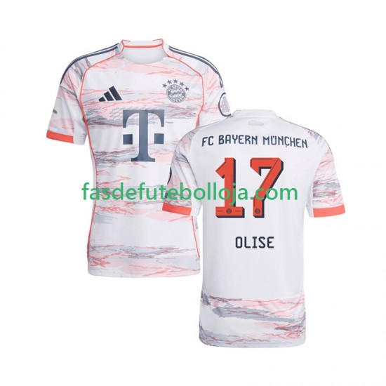 Camisola 2º Equipamento Bayern de Munique Michael Olise 17 2025-2026 Manga Curta ,Homem