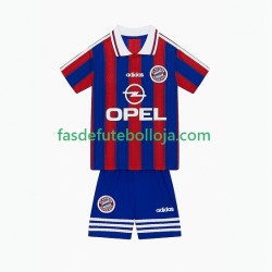 Camisola 1º Equipamento Bayern de Munique 1995 1997 Manga Curta Retro ,Criança
