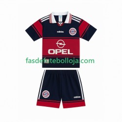 Camisola 1º Equipamento Bayern de Munique 1997 1999 Manga Curta Retro ,Criança