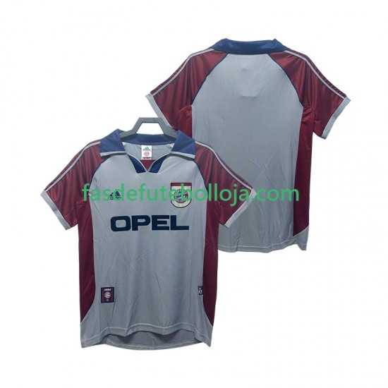 Camisola 3º Equipamento Bayern de Munique 1998 1999 Manga Curta Retro ,Homem