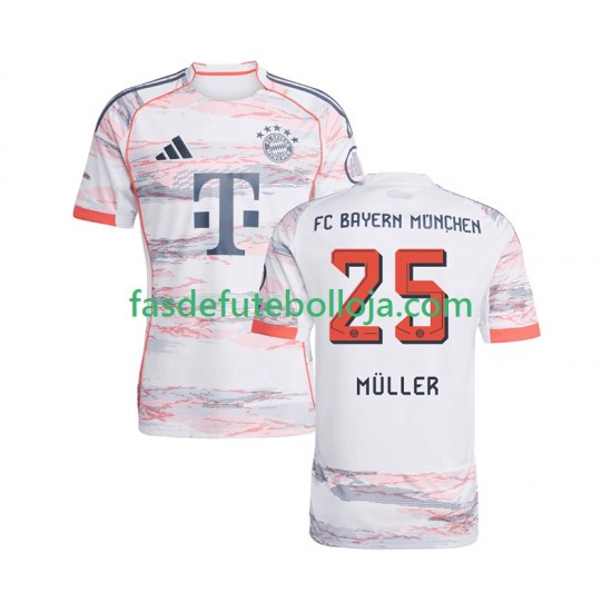 Camisola 2º Equipamento Bayern de Munique Thomas Muller 25 2025-2026 Manga Curta ,Homem