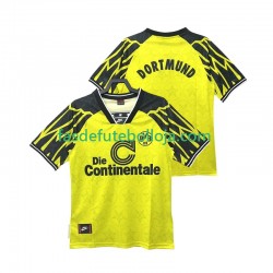 Camisola 1º Equipamento Borussia Dortmund 1995 1994 Manga Curta Retro ,Homem