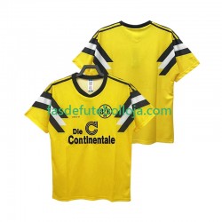 Camisola 1º Equipamento Borussia Dortmund DFB-POKAL 1989 Manga Curta Retro ,Homem