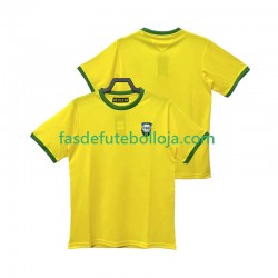 Camisola 1º Equipamento Seleção Brasileira 1970 Manga Curta Retro ,Homem