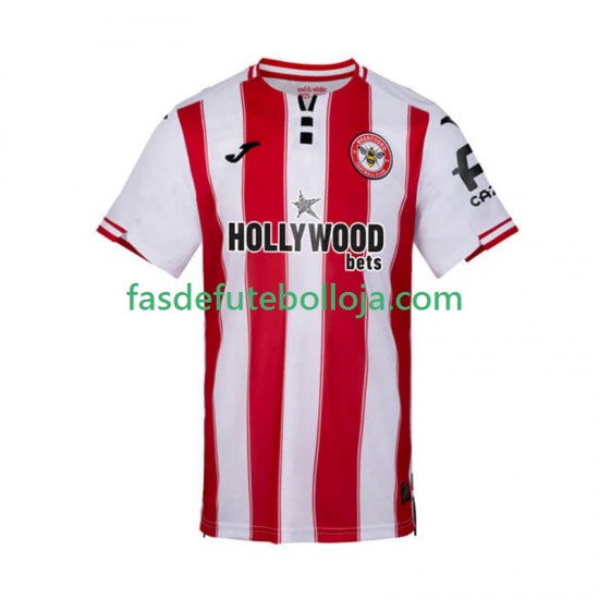 Camisola 1º Equipamento Brentford 2025-2026 Manga Curta ,Homem