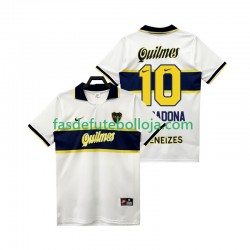 Camisola 2º Equipamento CA Boca Juniors MARADONA 10 1997 1998 Manga Curta Retro ,Homem