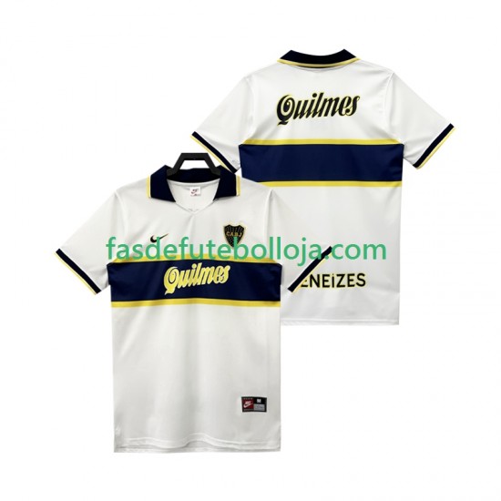 Camisola 2º Equipamento CA Boca Juniors 1997 1998 Manga Curta Retro ,Homem