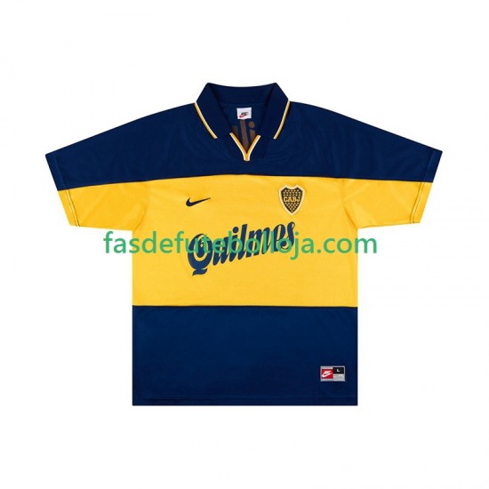 Camisola 1º Equipamento CA Boca Juniors 2000 1999 Manga Curta Retro ,Homem