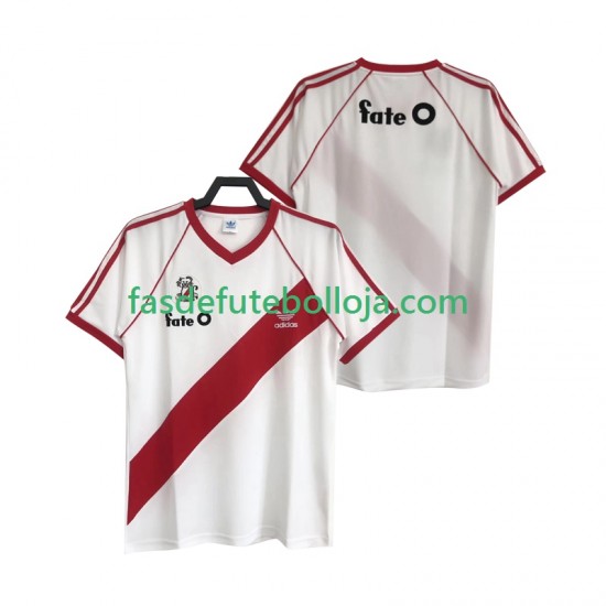 Camisola 1º Equipamento CA River Plate 1986 Manga Curta Retro ,Homem