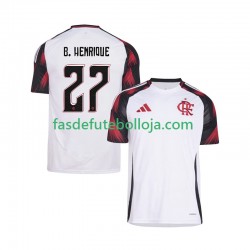 Camisola 2º Equipamento CR Flamengo Bruno Henrique 27 2025-2026 Manga Curta ,Homem