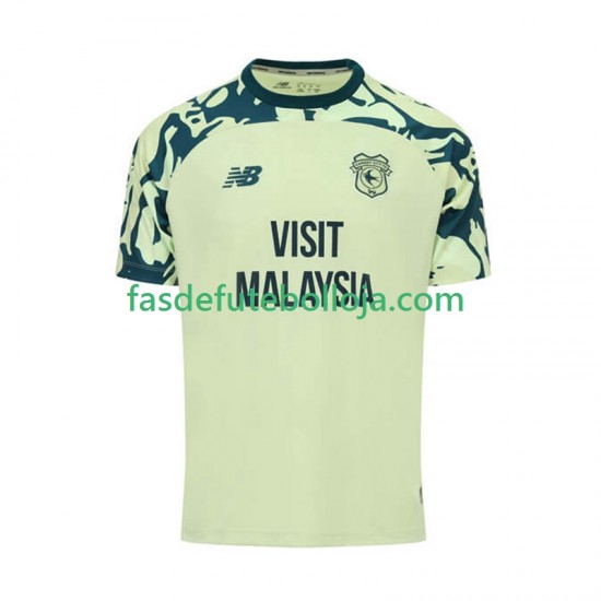 Camisola 2º Equipamento Cardiff City 2025-2026 Manga Curta ,Homem