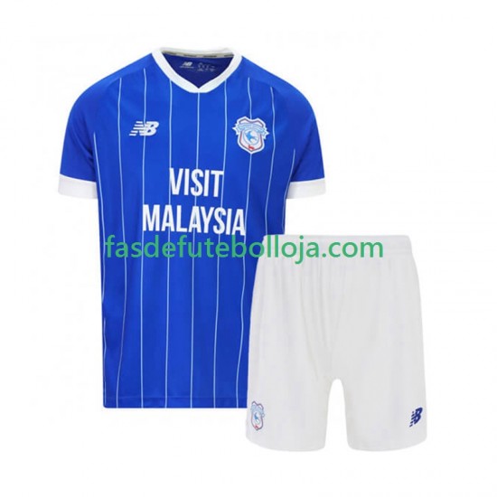 Camisola 1º Equipamento Cardiff City 2025-2026 Manga Curta ,Homem