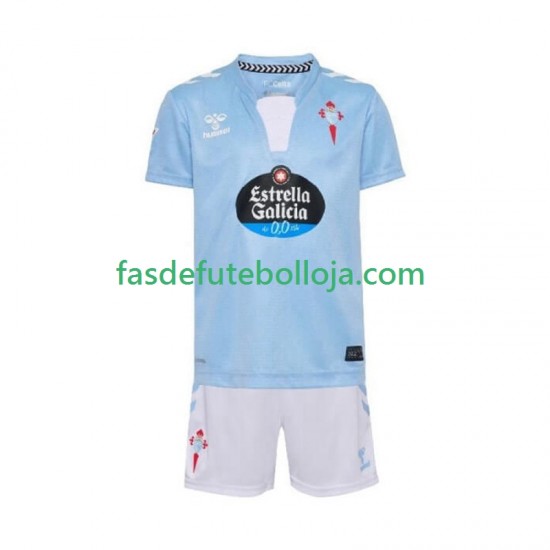 Camisola 1º Equipamento Celta de Vigo 2025-2026 Manga Curta ,Criança