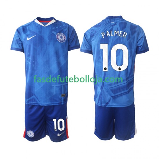 Camisola 1º Equipamento Chelsea Cole Palmer 10 2025-2026 Manga Curta ,Criança