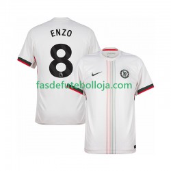 Camisola 2º Equipamento Chelsea Enzo Fernandez 8 2025-2026 Manga Curta ,Homem