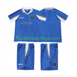 Camisola 1º Equipamento Chelsea 1997 1999 Manga Curta Retro ,Criança