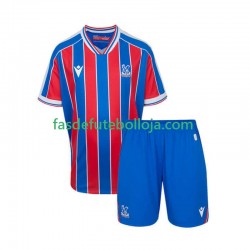 Camisola 1º Equipamento Crystal Palace 2025-2026 Manga Curta ,Criança