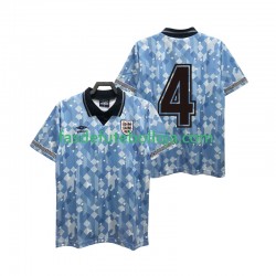Camisola 3º Equipamento Seleção Inglesa 4 1990 Manga Curta Retro ,Homem