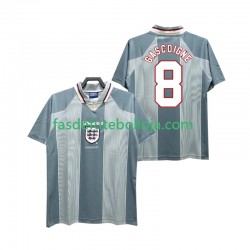 Camisola 2º Equipamento Seleção Inglesa CASCOIGNE 8 1996 Manga Curta Retro ,Homem