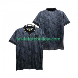Camisola 2º Equipamento Seleção Inglesa 1990 Manga Curta Retro ,Homem