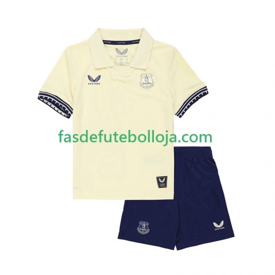 Camisola 2º Equipamento Everton 2025-2026 Manga Curta ,Criança