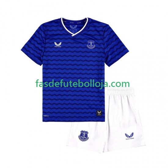 Camisola 1º Equipamento Everton 2025-2026 Manga Curta ,Criança