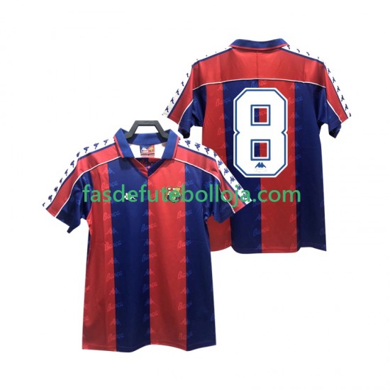 Camisola 1º Equipamento FC Barcelona 8 1992 1995 Manga Curta Retro ,Homem