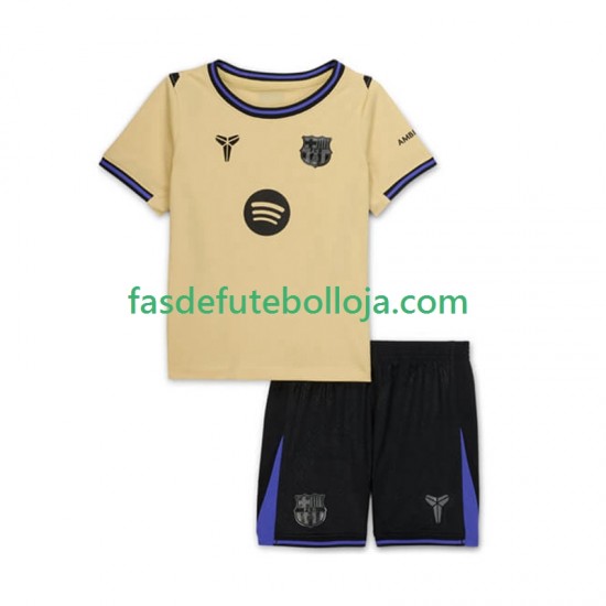 Camisola 2º Equipamento FC Barcelona 2025-2026 Manga Curta ,Criança