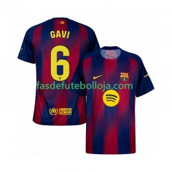 Camisola 1º Equipamento FC Barcelona Gavi 6 2025-2026 Manga Curta ,Homem