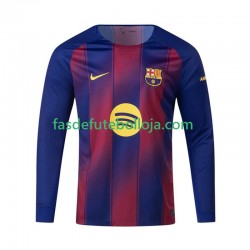 Camisola 1º Equipamento FC Barcelona 2025-2026 Manga Comprida ,Homem