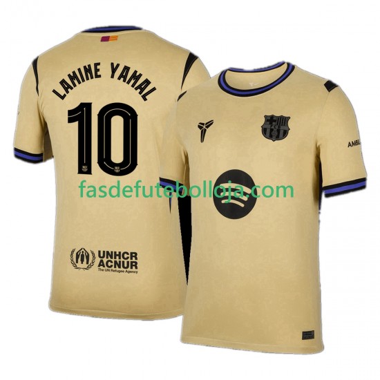 Camisola 2º Equipamento FC Barcelona Lamine Yamal 10 UCL 2025-2026 Manga Curta ,Homem