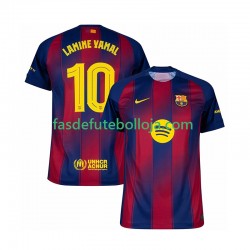 Camisola 1º Equipamento FC Barcelona Lamine Yamal 10 Champions League 2025-2026 Manga Curta ,Homem