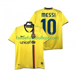 Camisola 2º Equipamento FC Barcelona Lionel Messi 10 2009 2008 Manga Curta Retro ,Homem